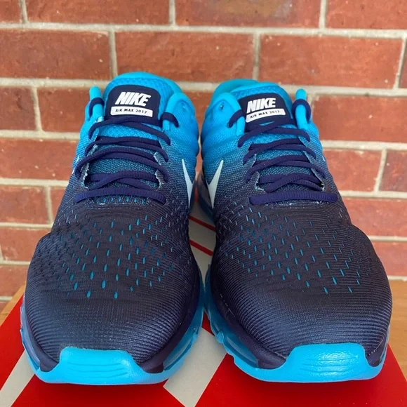 Nike Air Max 2017 Mens Binary Blue New Sneakers NIB Shoes - Picture 7 of 14